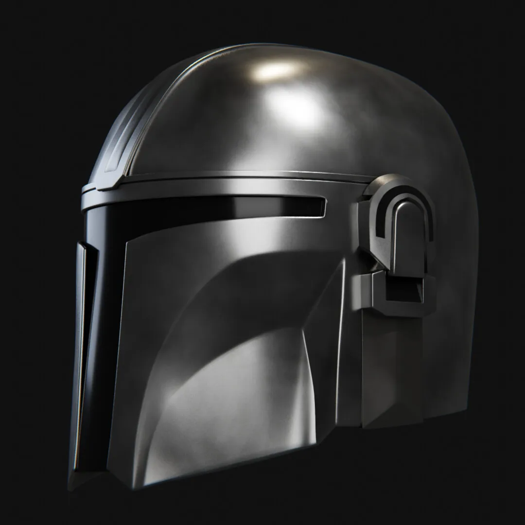 Render of the Mandalorian Helmet