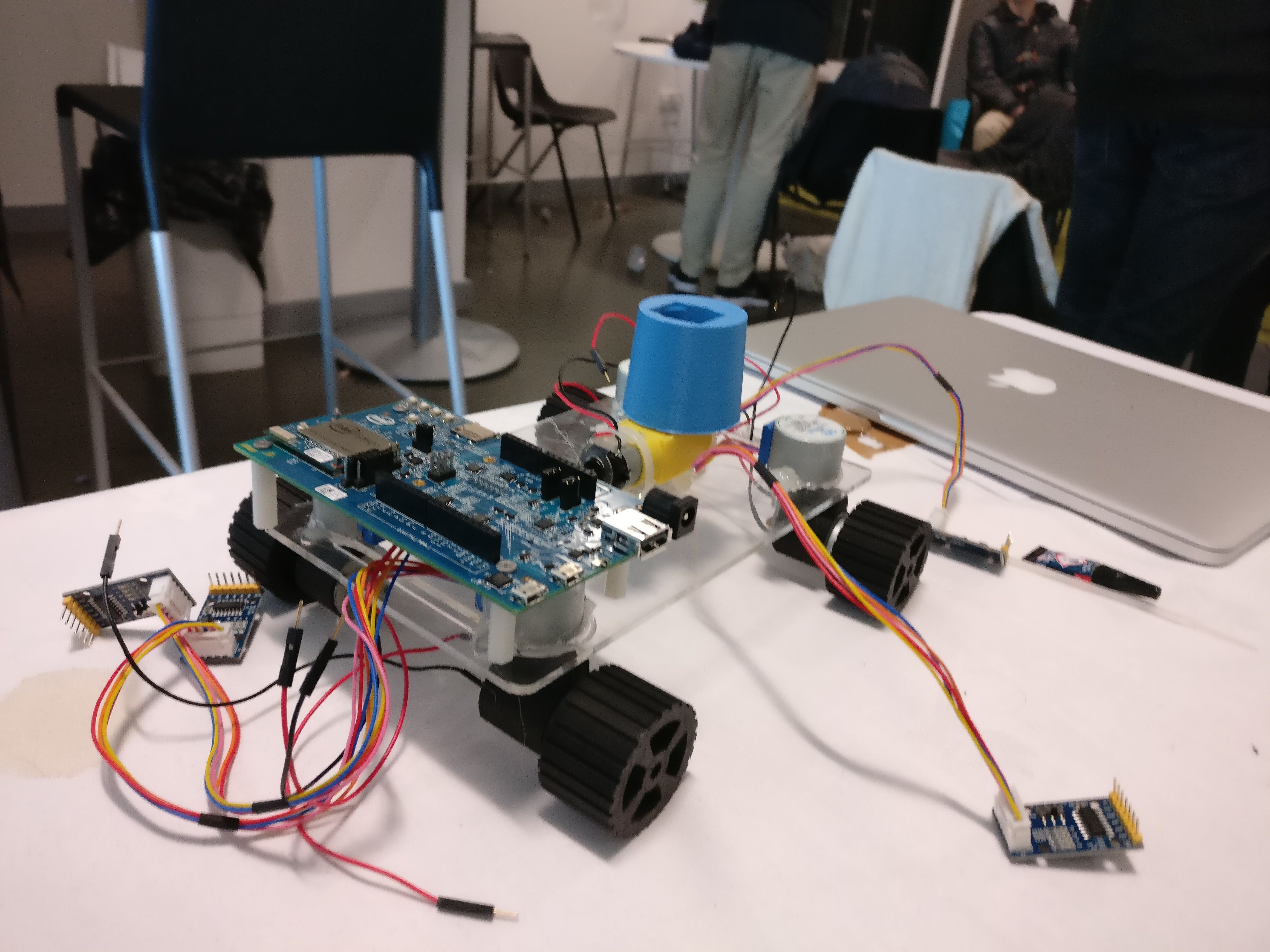 Prototype Robot with 3D Printed Parts